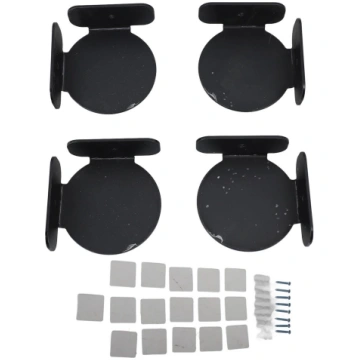 4Pcs Mini Circular Corner Shelf Space Saving Unive
