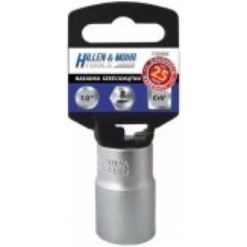 Seškanšu mucina 1/2" 15 mm plastmasas turetajs DED