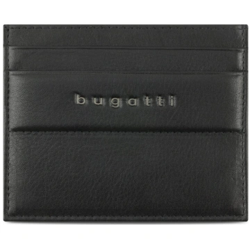 Bugatti ādas kredītkaršu futrālis — plakans karšu 