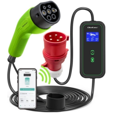 Qoltec Mobile EV Car Charger Adjustable 2in1 Type2