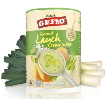Bezglutēna Gourmet loku/puravu krēmzupa, 250 g. GE