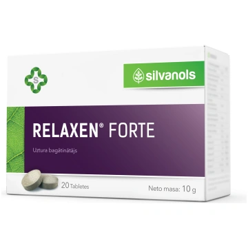 SILVANOLS Relaxen tabletes, 20 gab. SILVANOLS SIA