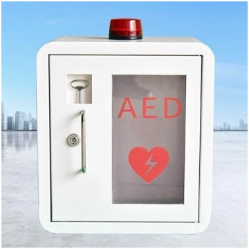 AED defibrilatora glabāšanas skapis ar atslēgu, pi