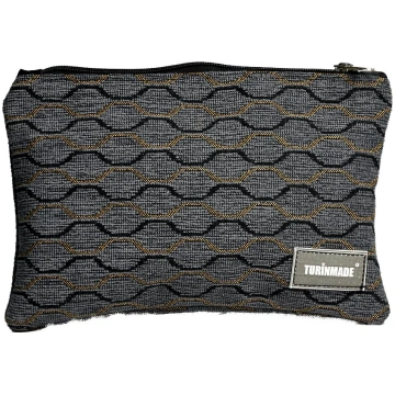 Pochette foderata con zip 46 turinmade