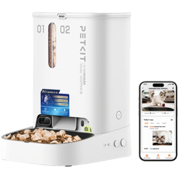 PETKIT YumShare Dual-hopper 2 Automatic Feeder wit