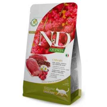 Farmina N&D CAT QUINOA DUCK URINARY Diētiskā bezgr