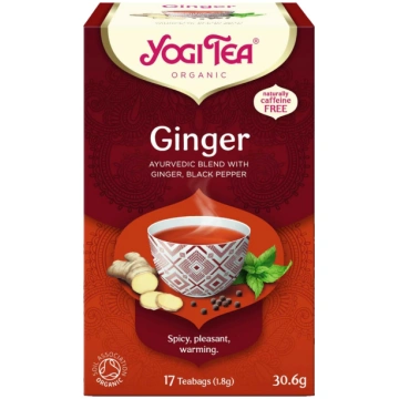 Ginger, 17 maisiņi Yogi Tea