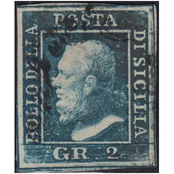 UT686 - 1859 - Effigie di Federico II di Borbone, 