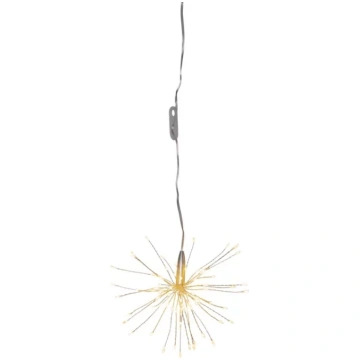 LED dekorācija Star Trading sudraba Salūts, 16cm,
