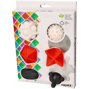 Hencz Toys sensorās rotaļlietas 6 gab. kontrastējo