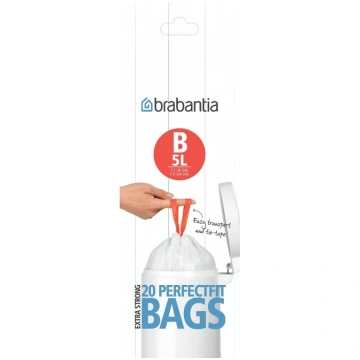 BRABANTIA atkritumu tvertņu maisiņi, 5 l, (B) (20m