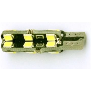 LED lampa 24d, CB, W5W balta