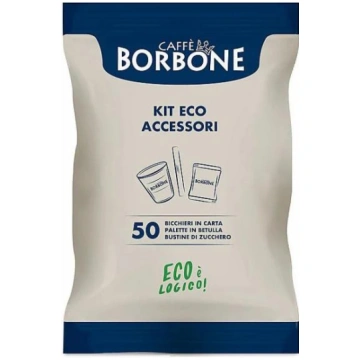 CAFFÈ BORBONE KIT ACCESSORI ECOLOGICO BICCHIERI + 