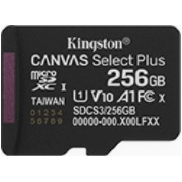 Microsd atmiņas karte 256gb canvas select+ g3 150m