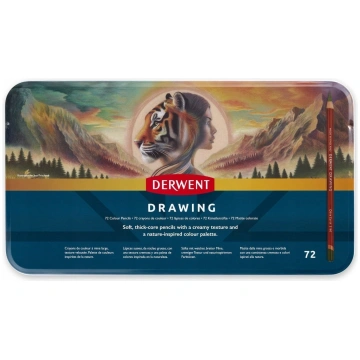 Derwent Drawing pencil - 72stk Tin