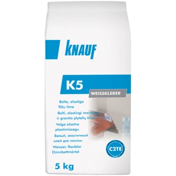 Elastīga flīžu līme KNAUF K5 5KG