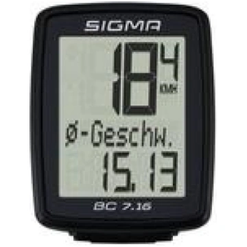 Velodators Sigma BC 7.16 melns