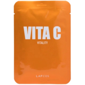 LAPCOS lokšņu sejas maska – C vitamīns DAILY, 1 ga