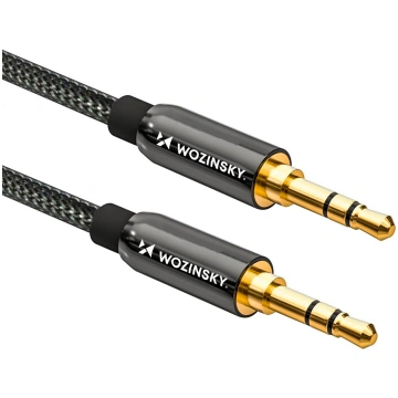 Wozinsky universal mini jack cable 2x AUX cable 3 