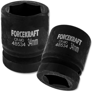 Forcraft trieciena ligzda 1" 34 mm sešstūris Force