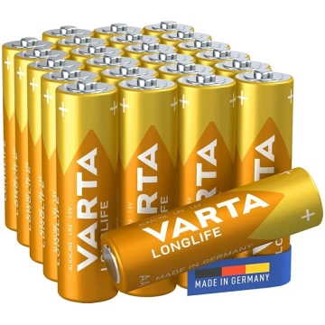 Varta sārmu baterijas ar ilgu darbības laiku AA Mi