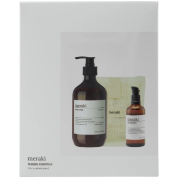 Meraki - Gift Box with Self Tan Drops Bath Mitt Bo