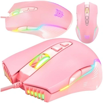 ONIKUMA CW905 Spēļu Pele ( CW905 pink mouse ) Dato