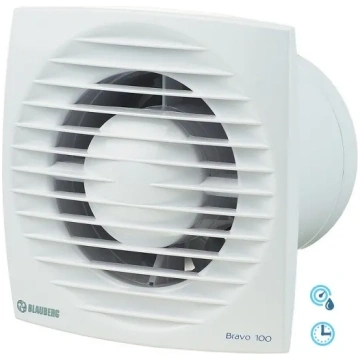 Sadzīves ventilators Blauberg Bravo 100H ar taimer