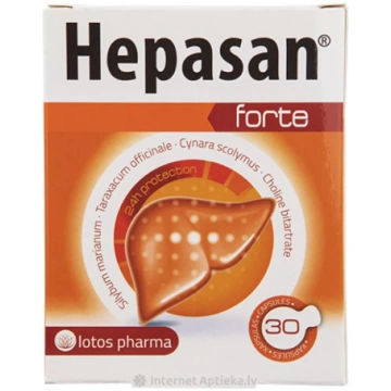 Hepasan Forte, 30 kapsulas
