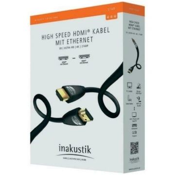 Kabelis HDMI-HDMI spraudnis 10m (HDMI 1.4) melns, 