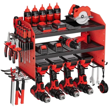 VEVOR VEVOR Power Tool Organizer Wall Mount, 3-Lay