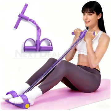 Fitness Resistance Bands with Handles & Ankle Stra