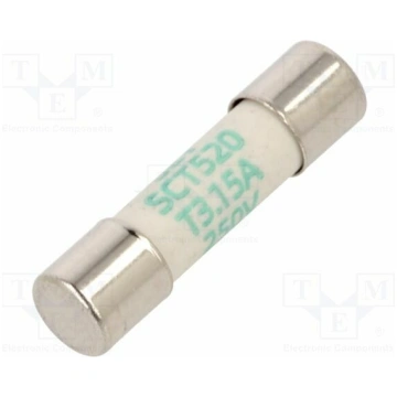 Fuse: fuse; ceramic; 3.15A; 250V; time-lag; 5x20mm