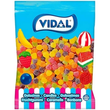 Vidal konfektes, cukurotas mandeles, gumijveida ka