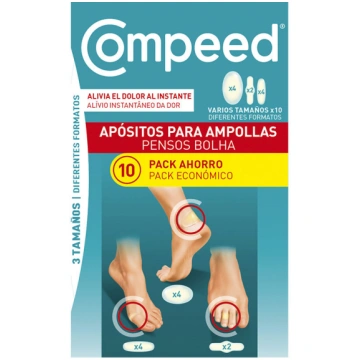 Plāksteris Compeed Blisters Assortment, 10 gab