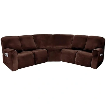 LINGKY Sofa Cover L-Shaped Couch Covers Corner Sof