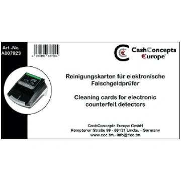 Cash Concepts Europe Valūtas detektoru tīrīšanas k