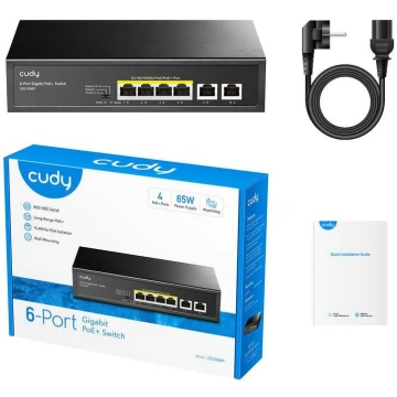 Cudy GS1006P network switch Unmanaged Gigabit Ethe