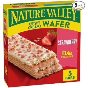Nature Valley zemeņu kraukšķīgās un krēmīgās vafel