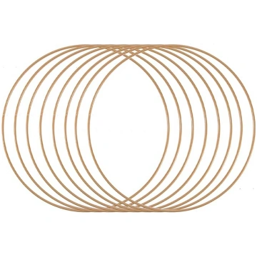 Vaessen Creative Metāla gredzeni 20 cm x 3 mm apli