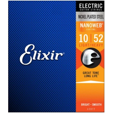 Elektriskās ģitāras stīgas Elixir Nanoweb (10-52)