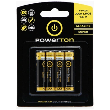 Powerton AAA baterijas, 1.5 V, 4 gab