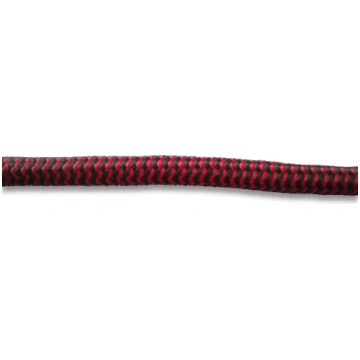 FENDE tekstila vads 3x0.75mm2 3m sarkans/melns