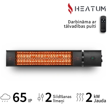 infrasarkanie sildītāji paneļi Heatum URBAN H2000R