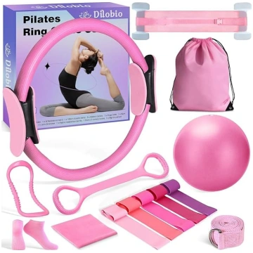 Pilates riņķa piederumu komplekts sievietēm, mājas