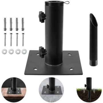 lalafancy Parasol Stand with Screws Attaching, Mul