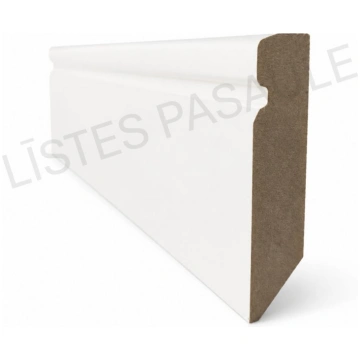 Mitrumizturīga MDF grīdlīste 2,8m/12*70/RAL vai NC