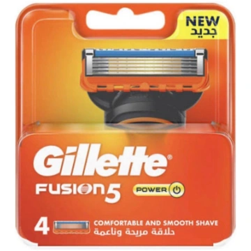 Gillette Fusion5 Power Maiņas Uzgaļi Skuveklim 4ga