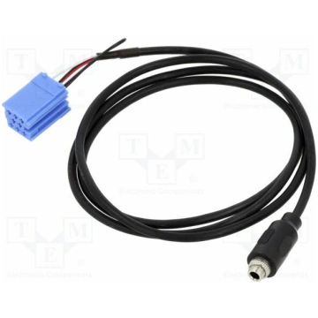 Aux adapter; Jack 3.5mm socket,mini ISO; Grundig;