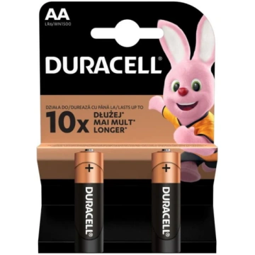 Baterijas DURACELL AA Alkaline LR06 2gb